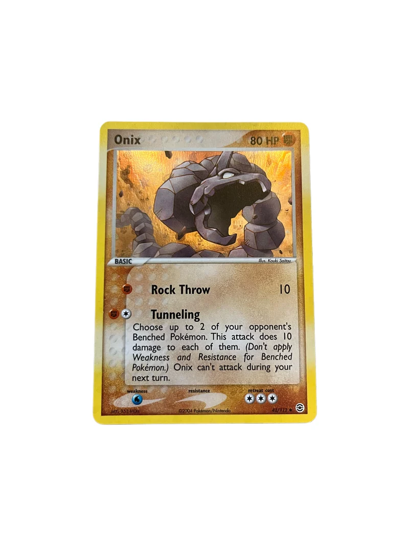 Onix - 42/112 - Uncommon Reverse Holo - Ex Fire Red & Leaf Green Reverse Holo Singles