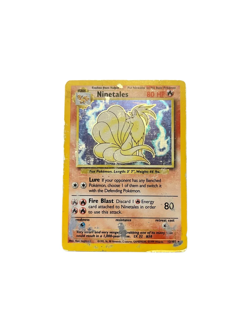 Ninetales - 12/102 - Holo Unlimited - Base Set