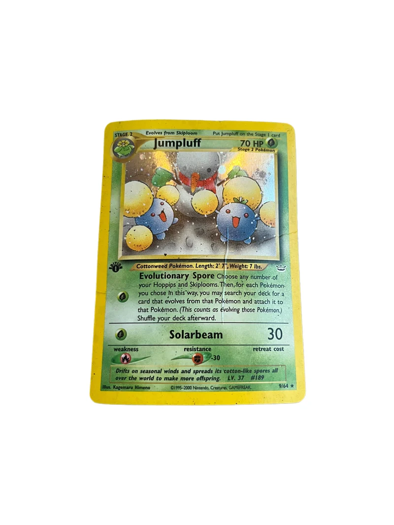 Jumpluff - 9/64 - Holo 1st Edition - Neo Relevation
