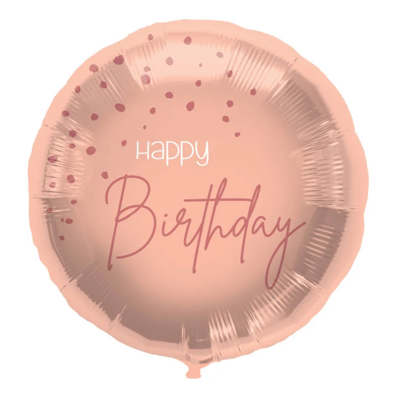 Folieballong, elegant lush blush 45 cm