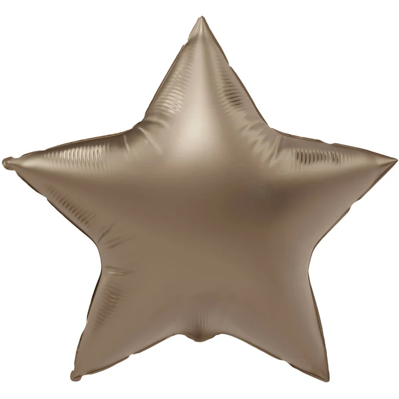Folieballong, stjärna starlight gold 45 cm