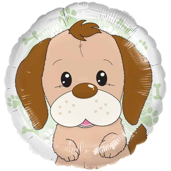 Folieballong, playful dog 45 cm