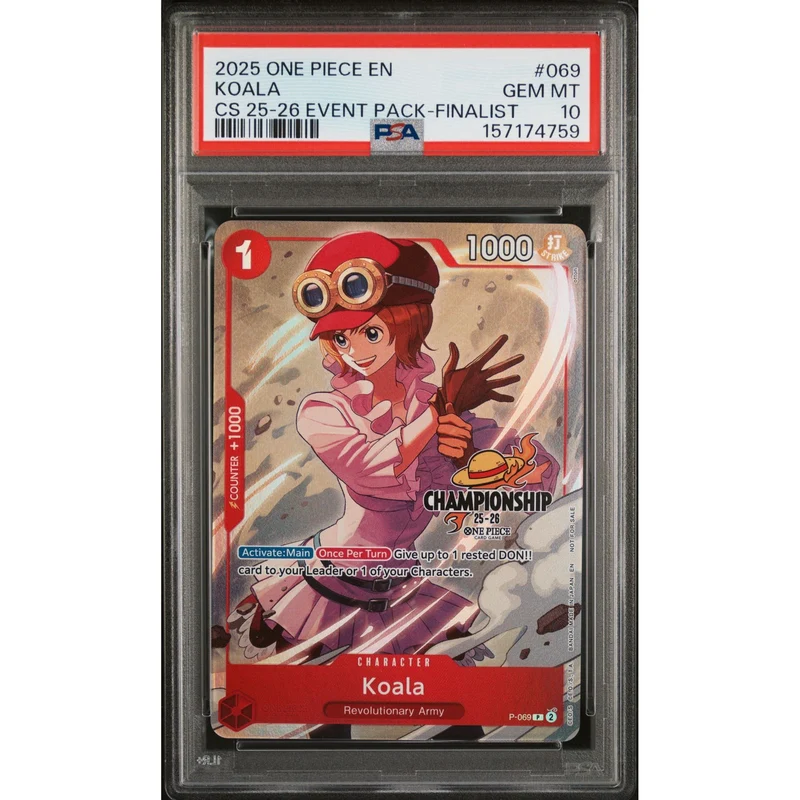 One Piece TCG: Koala #069 PSA 10