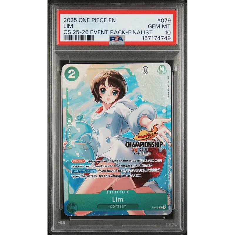 One Piece TCG: Lim #079 PSA 10