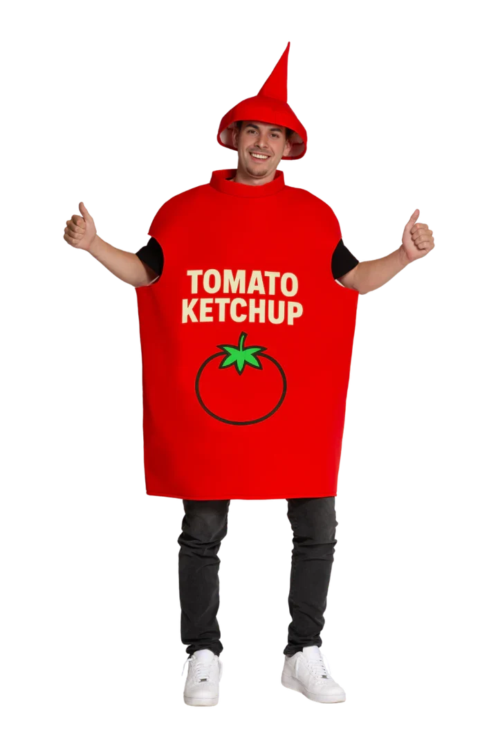 Dräkt, ketchupflaska one size