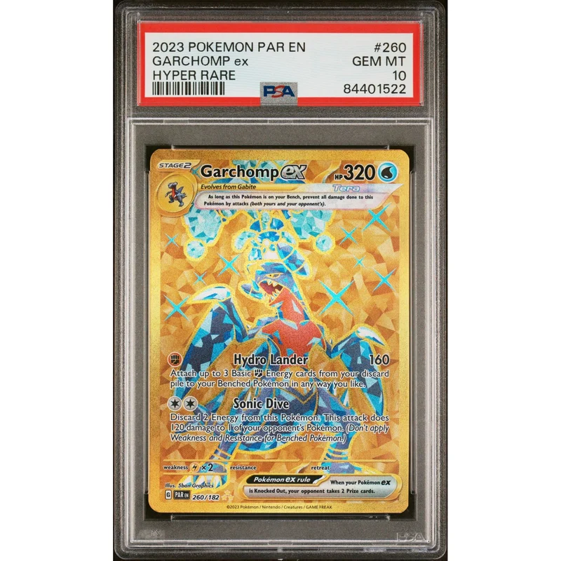 Pokémon TCG: Garchomp Ex #260 PSA 10 - Paradox Rift