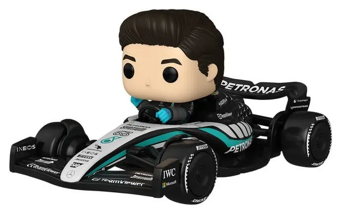 Formula 1 POP! Rides Super Deluxe vinylfigur Mercedes-Benz – George Russell, 15 cm