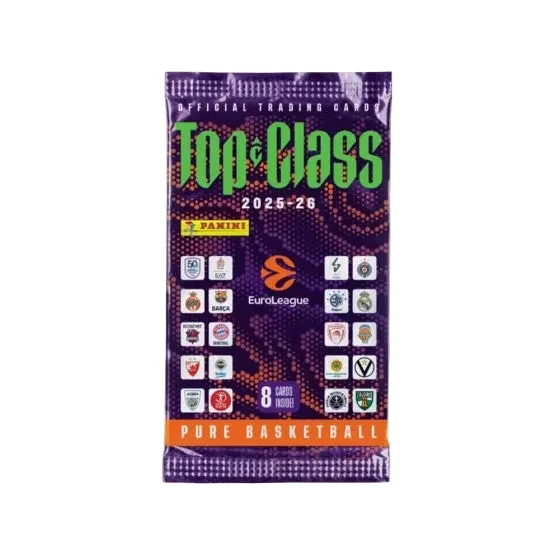 Panini: EuroLeague Top Class 2025-26 Basketball Booster Pack