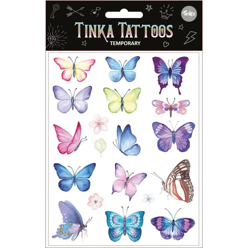 TATUERING FJÄRILAR TINKA TATTOO