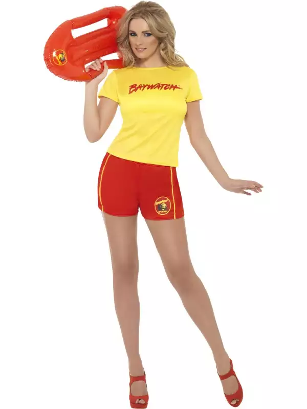 Dräkt Baywatch livräddare dam