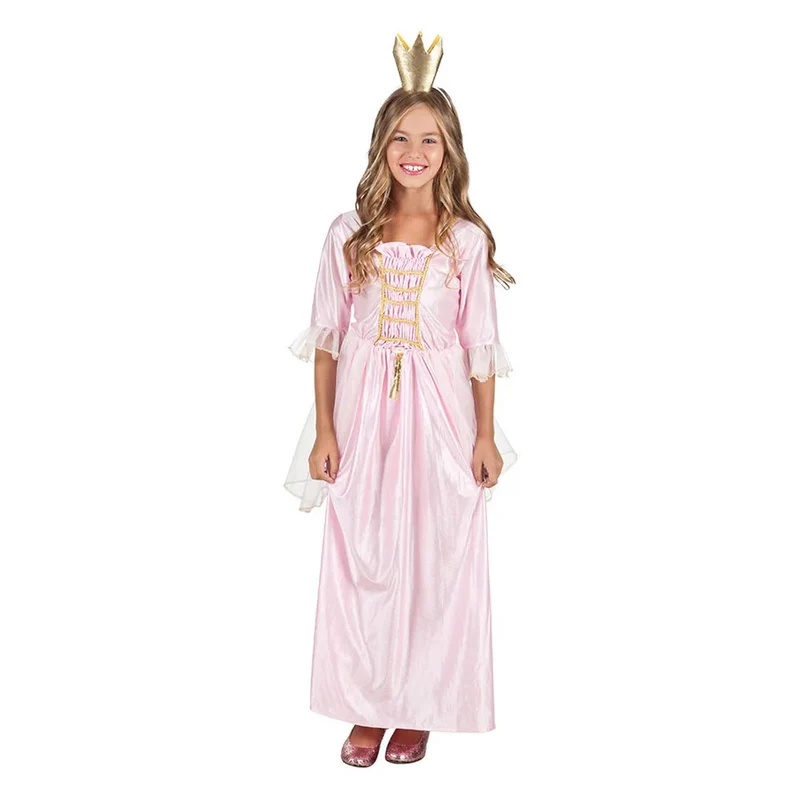 Barndräkt, prinsessa rosa 7-9 år