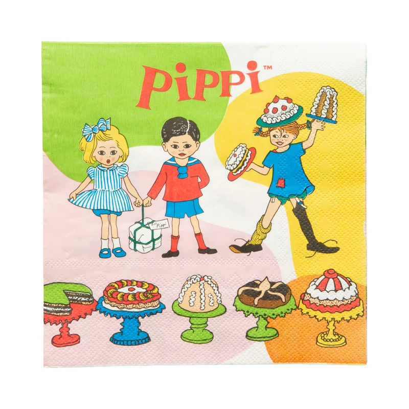Servetter, Pippi Långstrump 33x33 cm 20 st