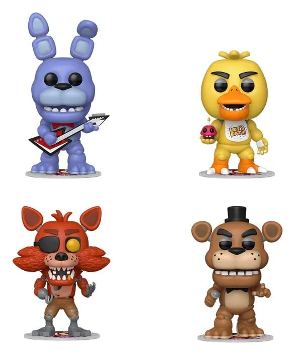 Five Nights at Freddy's POP! Vinylfigurer 4-pack Black Friday Bundle 9 cm