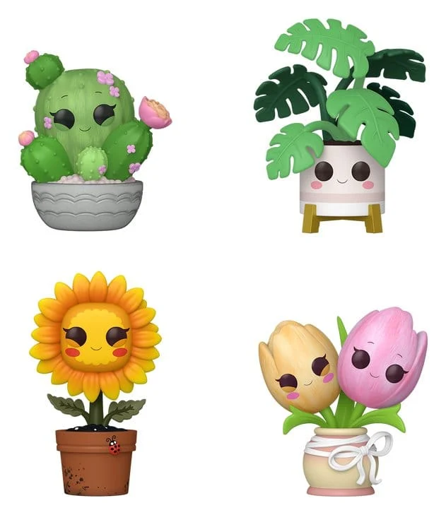 Flora POP! Vinylfigurer Flora Black Friday 4-pack 9 cm