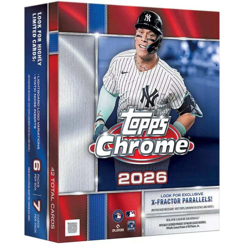 Topps Chrome MLB 2026 Mega Box