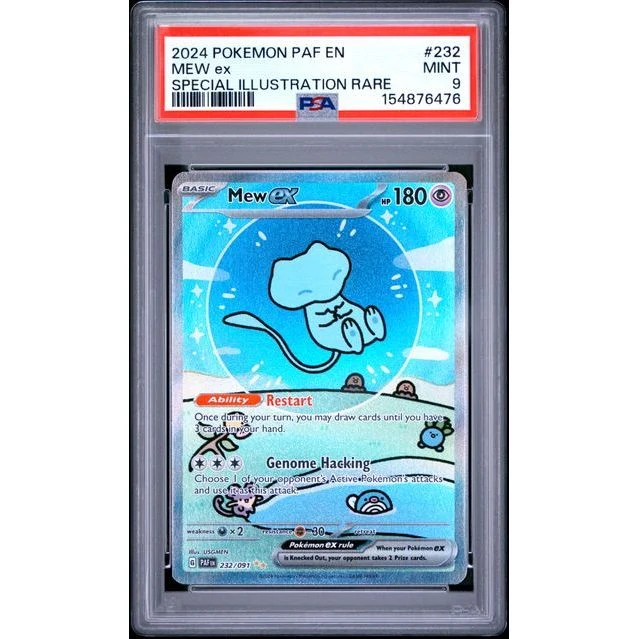 Pokémon TCG: Mew Ex #232 PSA 9 - Paldean Fates