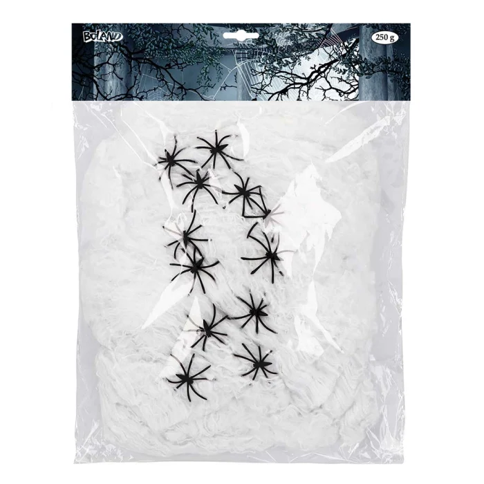 Spindelnät, vit 250 g