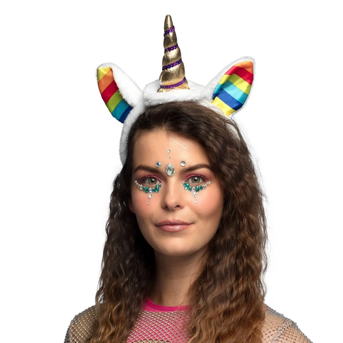 Diadem, enhörning regnbåge