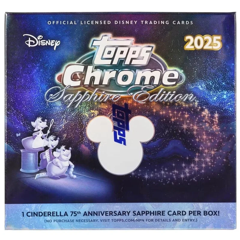 Topps Chrome Disney Sapphire 2025 Hobby Box