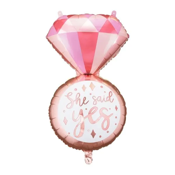 Folieballong, ring 41x72 cm