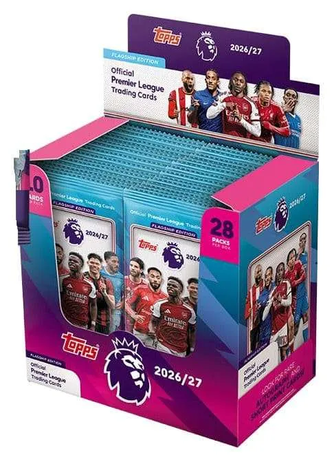 Premier League 2026/2027 Trading Cards Display (28)