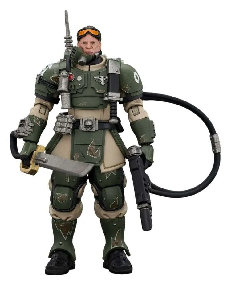 Warhammer Actionfigur Astra Militarum Kasrkin 7 med Hot-shot Laspistol och Power Sword