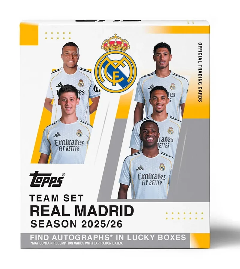 Topps Real Madrid Team Set 25/26 Deck Box