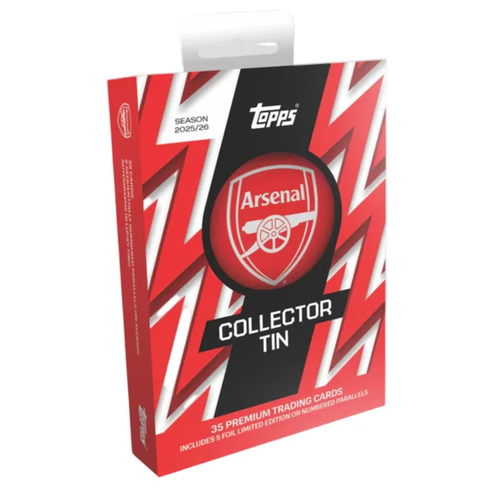 Topps Collector Tin 2025/26 – Samlarbox med exklusiva kort