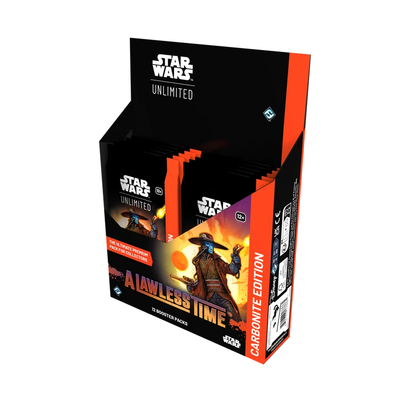 Star Wars: Unlimited - A Lawless Time Carbonite Booster Display (12 boosters)