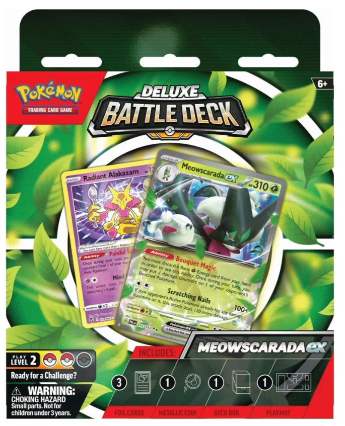 Pokemon TCG: Deluxe Battle Deck - Meowscarada / Quaquaval