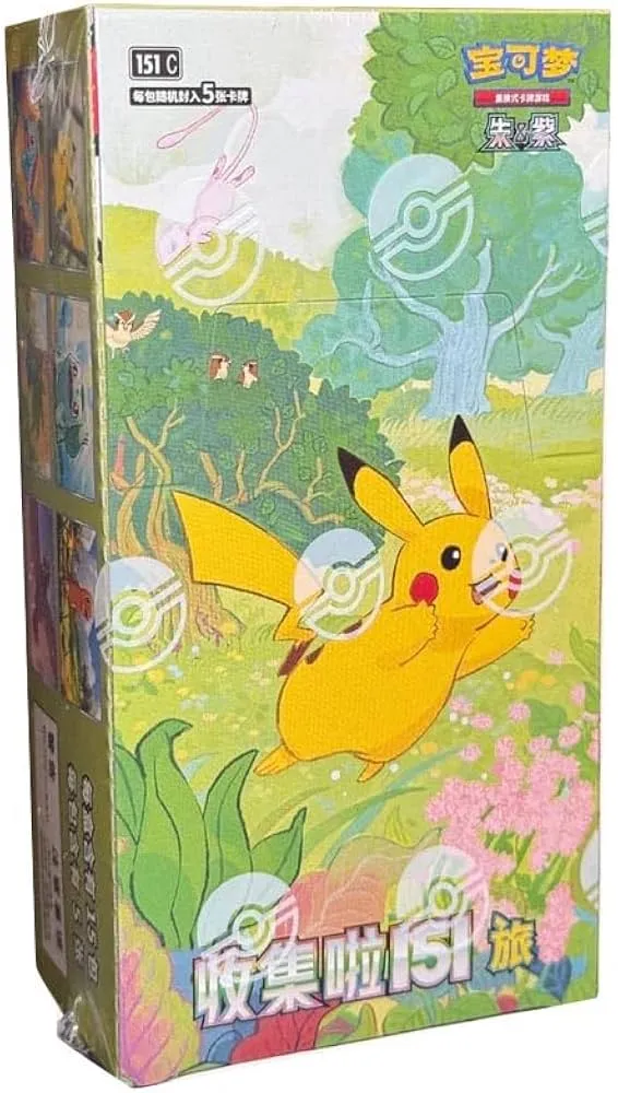 Pokemon TCG Collect 151 Journey Jumbo Booster Box 151C (Kinesisk)