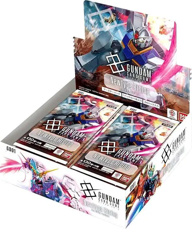 Gundam CG Newtype Rising Booster Box Display (24 boosters)