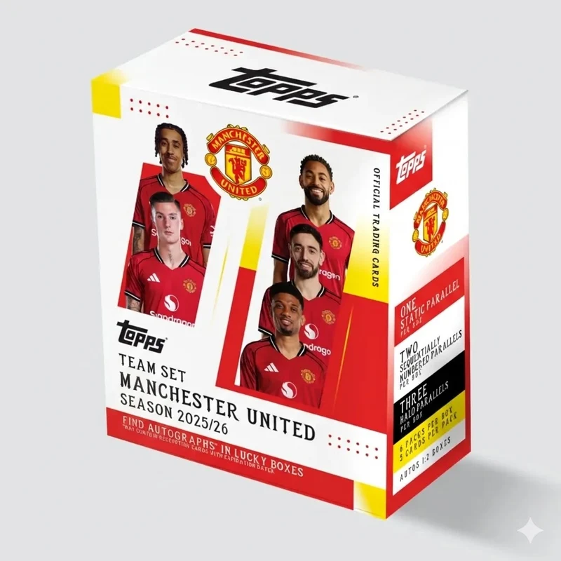 Topps Manchester United Team Set 25/26 Deck Box