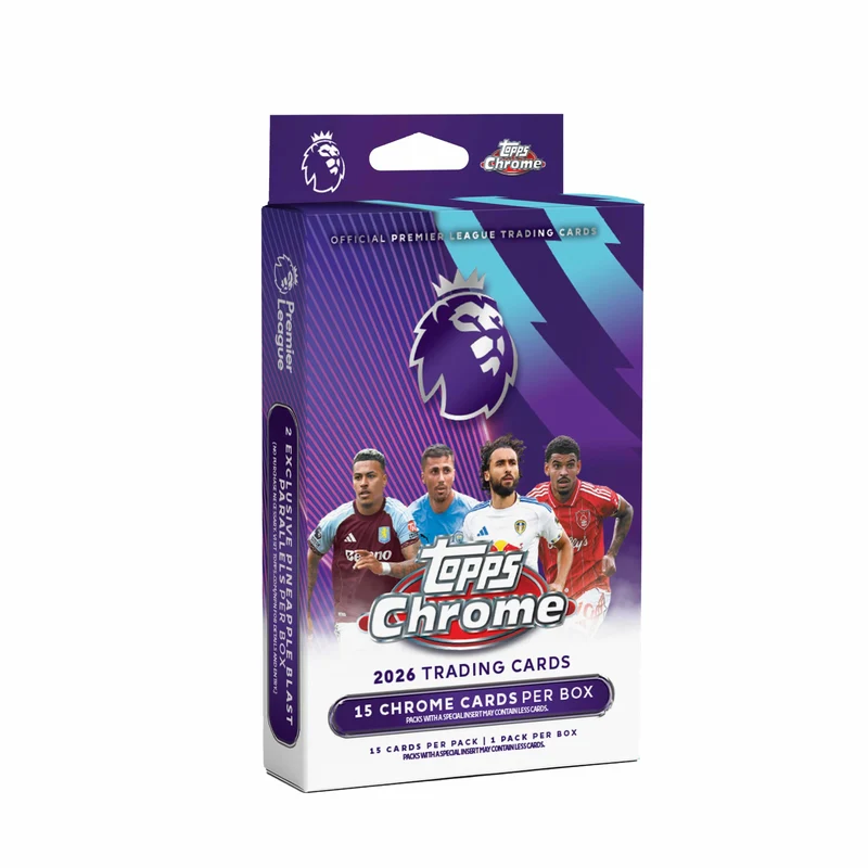 Topps Chrome Premier League 2026 – Hanger Pack