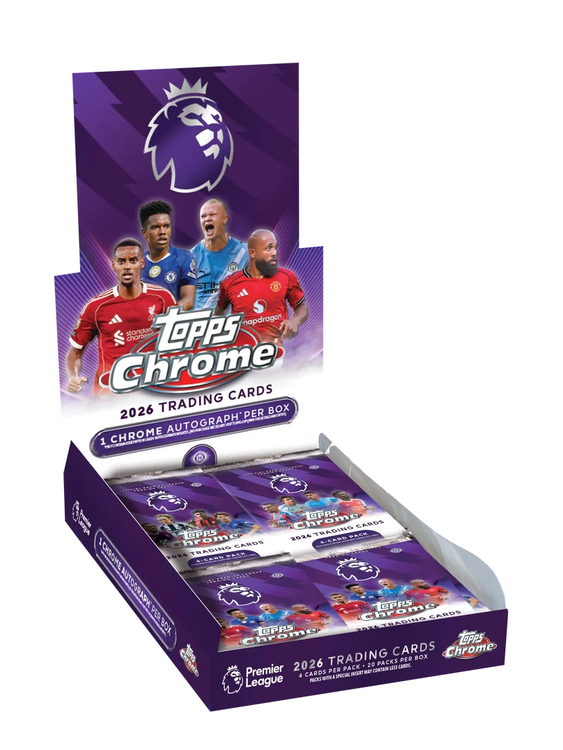 Topps Chrome Premier League 2026 – Hobby Box