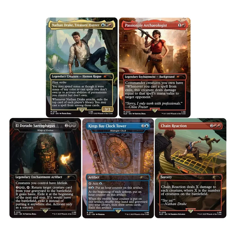 Magic the Gathering Secret Lair x Playstation Uncharted (Non-Foil)