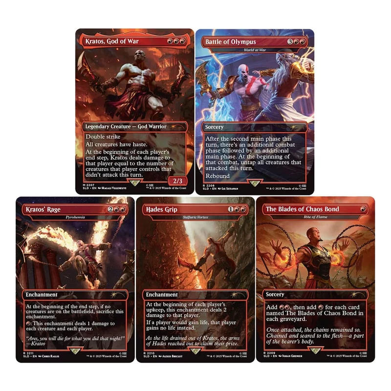 Magic the Gathering Secret Lair x Playstation God of War: Greek (Non-Foil)