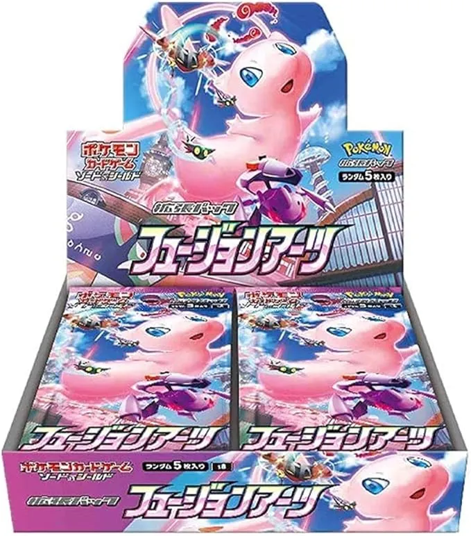 Pokemon Sword & Shield Fusion Arts Booster Box Display (Japansk)