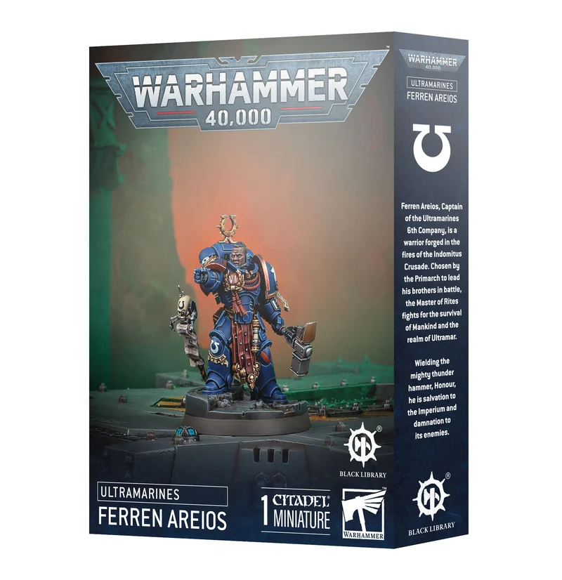 Warhammer: 40K - Ultramarine Captain Ferren Areios