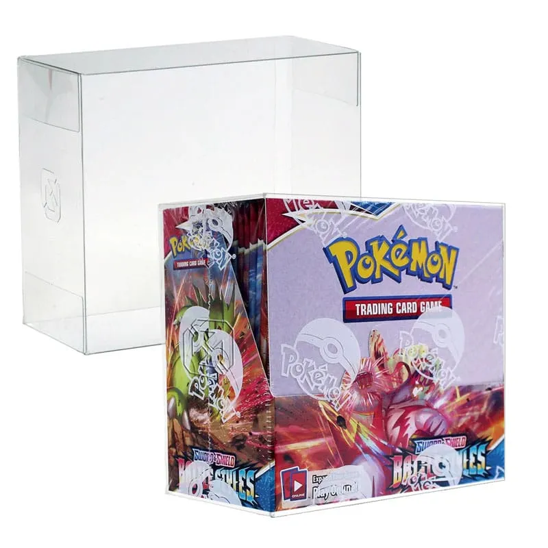 Evoretro PET Protectors for Pokemon Booster Display Boxes (5-Pack)