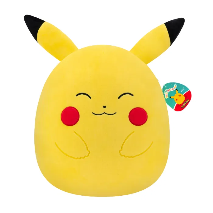 Squishmallows Pokemon Happy Pikachu 25cm
