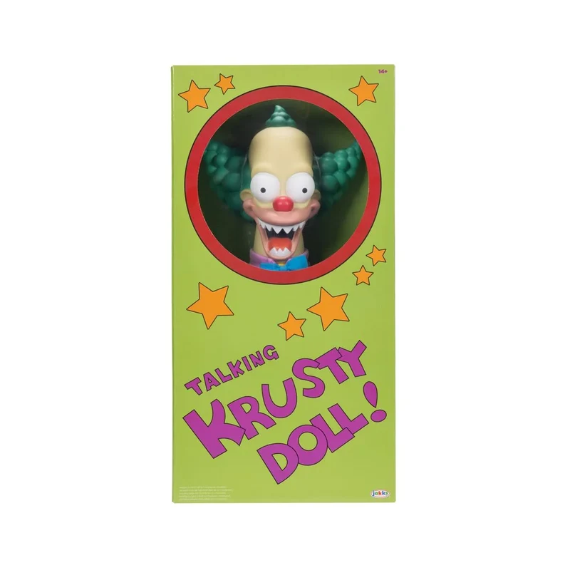 The Simpsons 16 inch Premium Feature Doll Talking Good/Evil Krusty Talande Docka