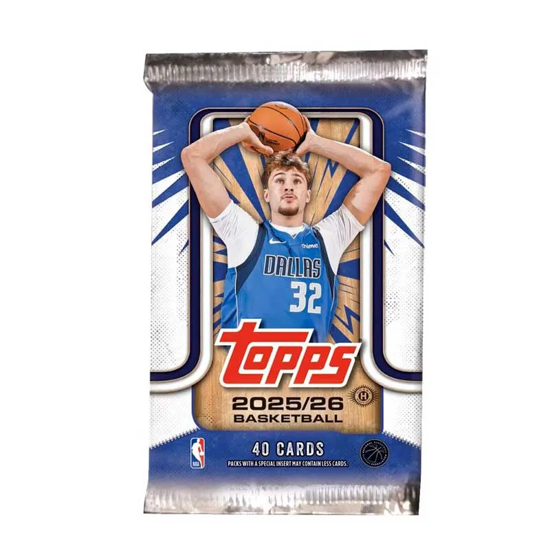 Topps NBA Flagship Basketball 25/26 JUMBO Hobby Booster (40st kort)