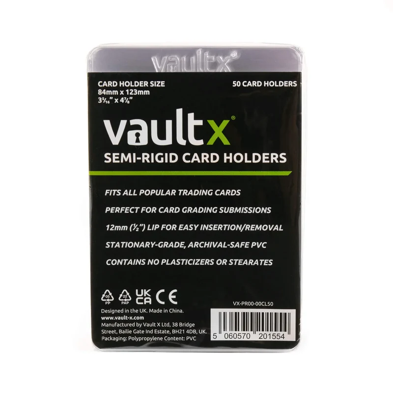 Vault X Semi-Rigid Card Sleeves (50st)
