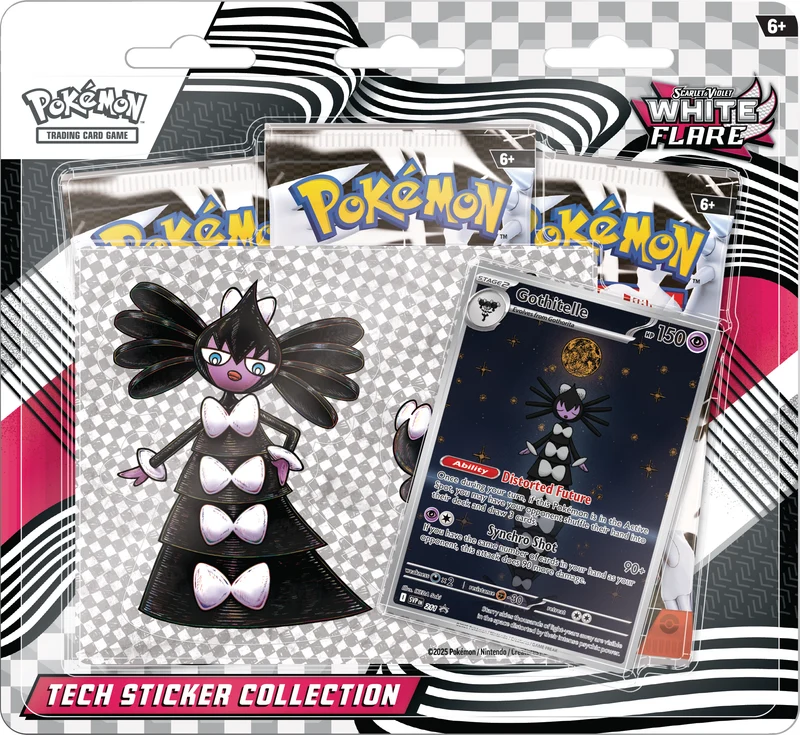 Pokemon Scarlet & Violet 10.5: White Flare Tech Sticker Collection