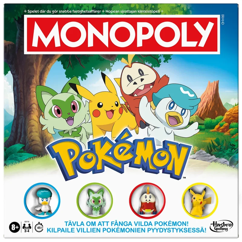 Monopoly Monopol Pokemon (Svensk)