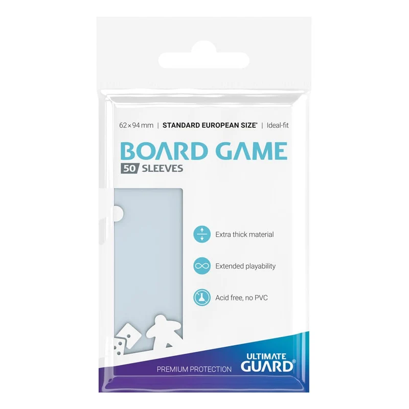 Ultimate Guard Board Game Sleeves - Standard European (50st)