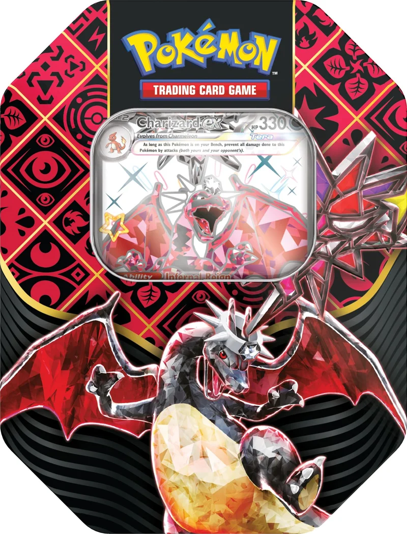 Pokemon Scarlet & Violet 4.5 - Paldean Fates Tin Charizard (1st)