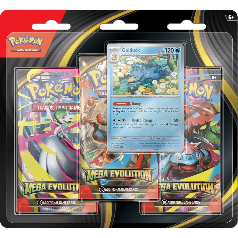 Pokemon Mega Evolution 3-Pack Booster Blister