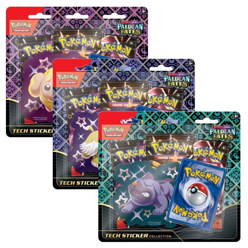 Pokemon Scarlet & Violet 4.5 - Paldean Fates Tech Sticker Collection